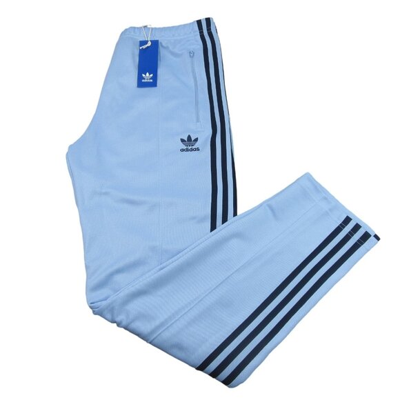 Adidas Adicolor Classic Beckenbauer Track Pants Mens Size Medium Blue NEW - Picture 1 of 14